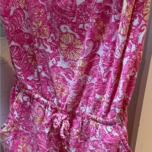 Lilly Pulitzer Pink and Yellow Floral Top